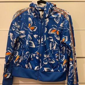 Adidas X FARM Rio Hooded Track Jacket Zip Up